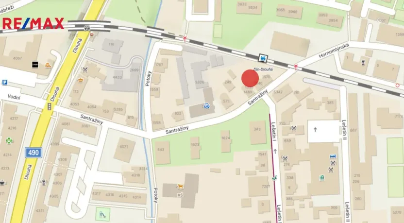 Pronájem garážového stání, Zlín, Santražiny, 12 m2