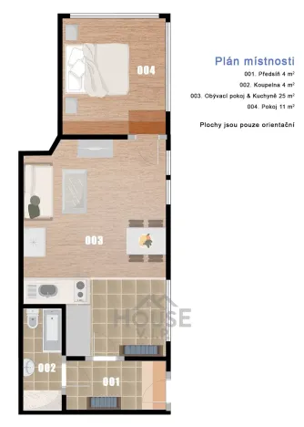 Prodej bytu 2+kk, Černý Důl - Čistá v Krkonoších, 44 m2