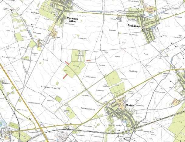 Prodej pole, Hrušky, 15254 m2