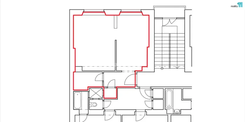 Prodej bytu 2+kk, Praha - Smíchov, Zoubkova, 38 m2