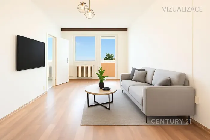 Pronájem bytu 2+1, Bílina, Bezejmenná, 49 m2