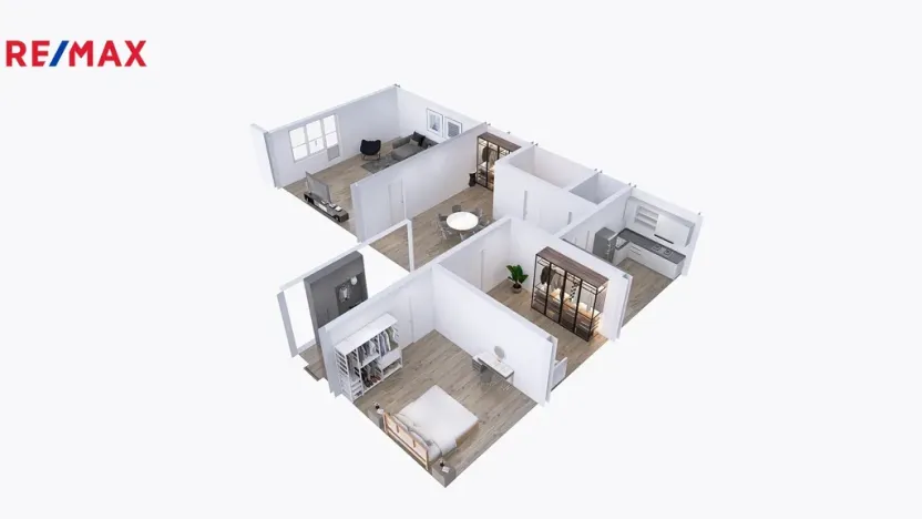 Pronájem bytu 3+1, Bohdíkov, 90 m2