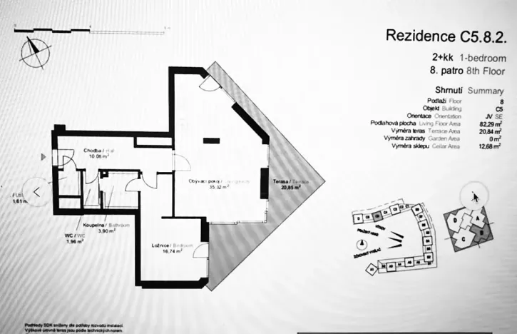 Prodej bytu 2+kk, Praha - Žižkov, Malešická, 82 m2