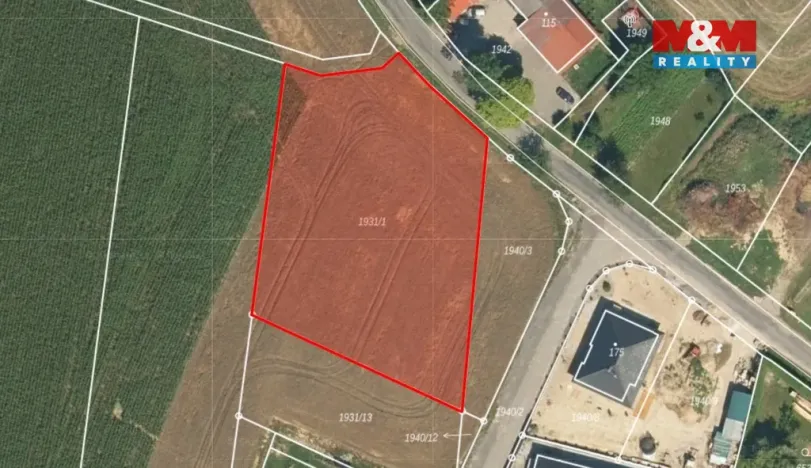 Prodej pozemku pro bydlení, Ústrašín, 3083 m2