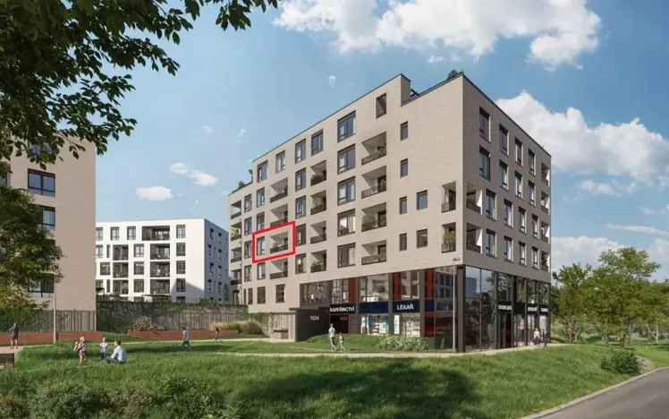 Prodej bytu 2+kk, Praha - Ruzyně, Stočesova, 52 m2