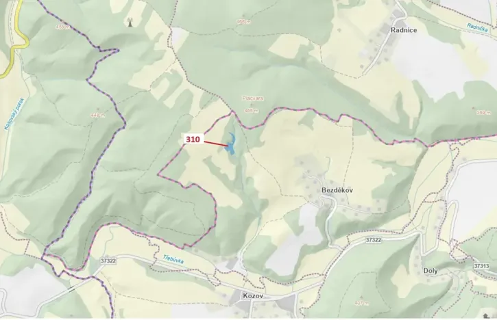 Dražba louky, Bouzov, 4766 m2