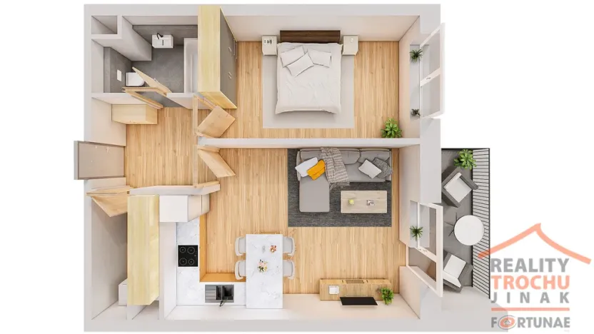 Prodej bytu 2+kk, Hradec Králové, Antonína Petrofa, 56 m2