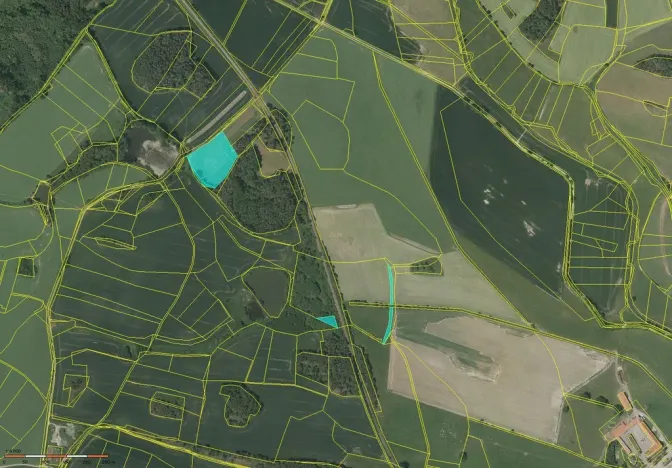 Prodej pole, Střelské Hoštice, 54215 m2