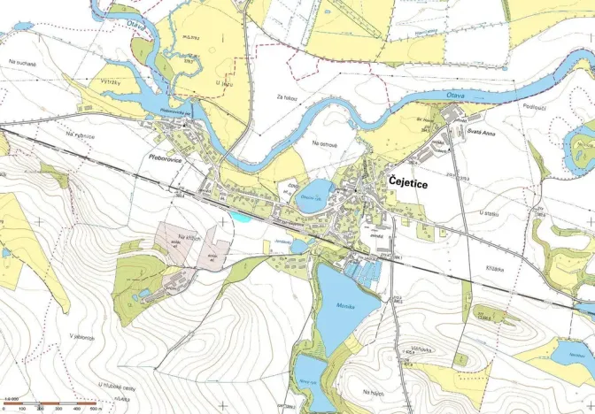 Prodej zahrady, Čejetice, 3417 m2