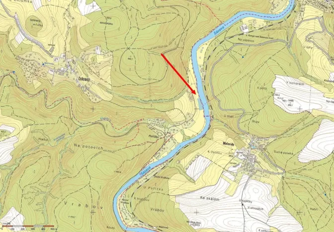 Prodej zahrady, Čeřenice, 3578 m2