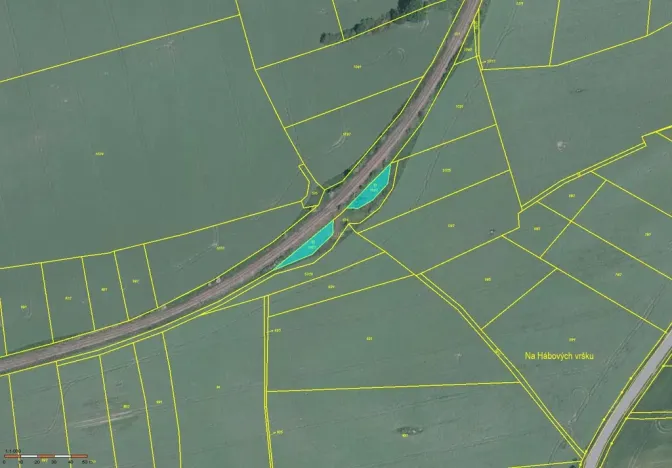 Prodej louky, Osek, 441 m2