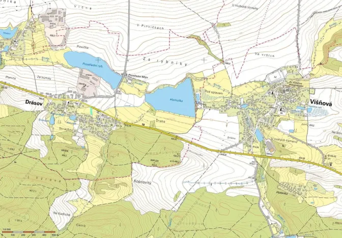 Prodej louky, Drásov, 869 m2