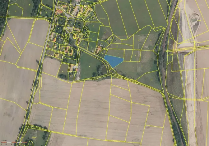 Prodej zahrady, Červený Újezd - Nové Dvory, 2179 m2