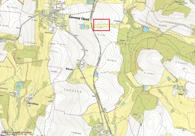 Prodej pole, Červený Újezd, 5663 m2