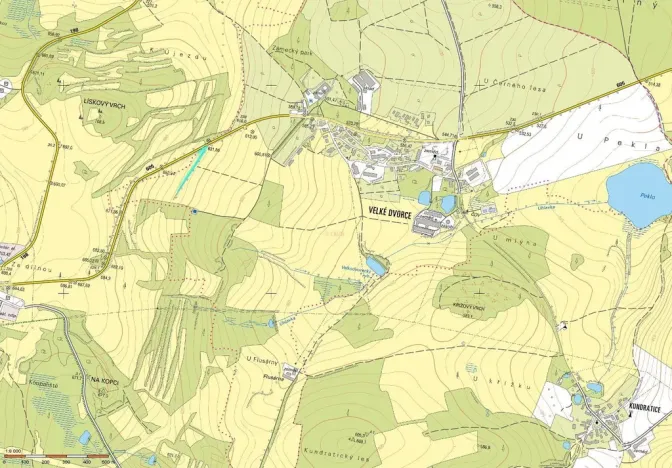 Prodej louky, Přimda - Velké Dvorce, 1824 m2