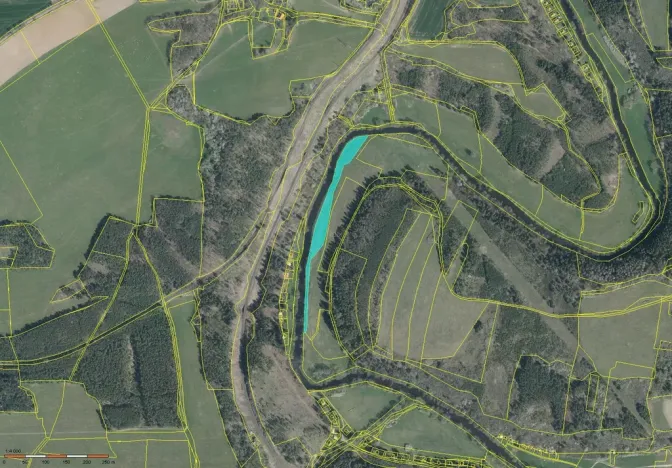 Prodej rybníku, Svojšín - Holyně, 4028 m2