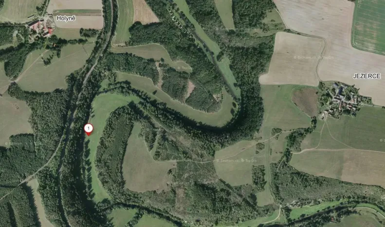 Prodej rybníku, Svojšín - Holyně, 4028 m2