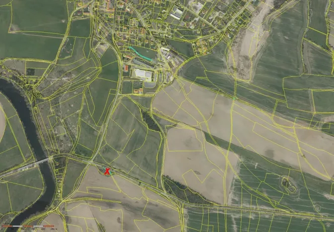 Prodej pole, Kestřany - Zátaví, 4171 m2