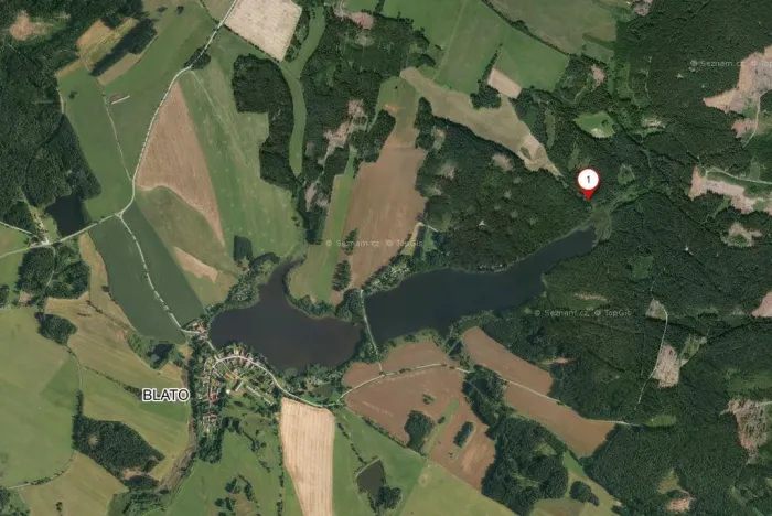 Prodej louky, Nová Bystřice - Blato, 9920 m2