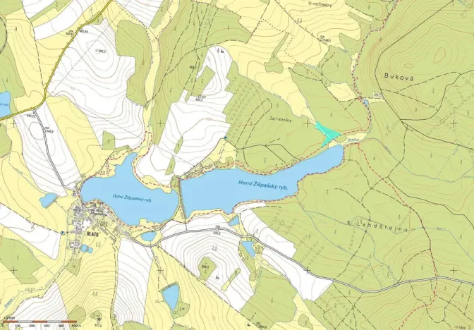 Prodej louky, Nová Bystřice - Blato, 9920 m2