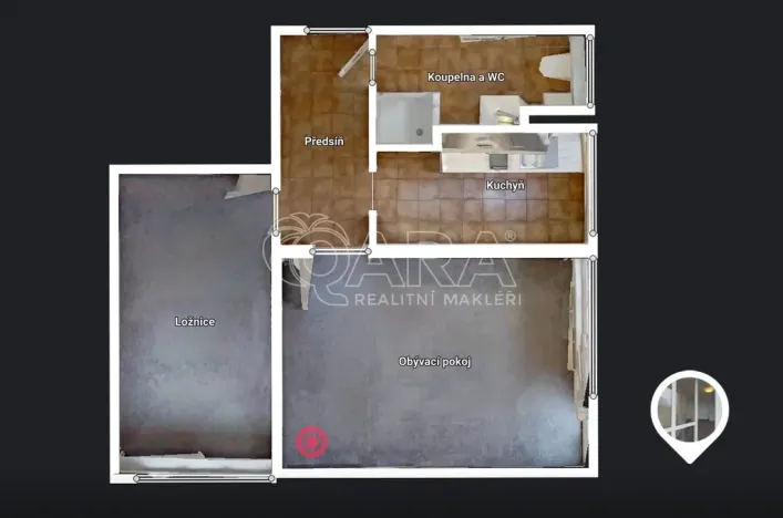 Pronájem bytu 2+1, Liberec - Liberec V-Kristiánov, Dvorská, 47 m2