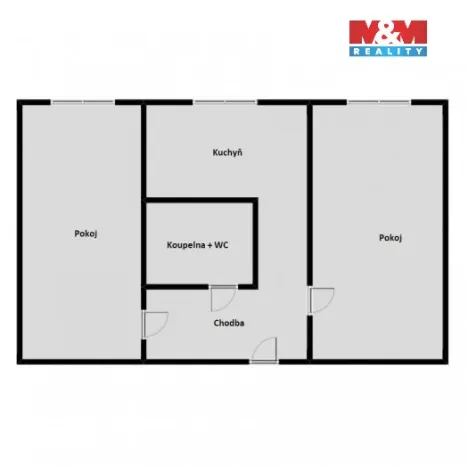 Prodej bytu 2+1, Bílina - Teplické Předměstí, Antonína Sovy, 52 m2