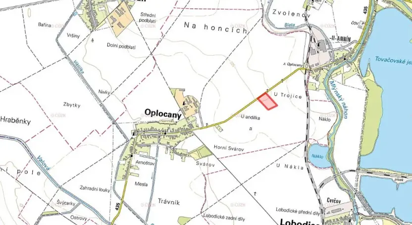 Prodej pole, Oplocany, 4033 m2