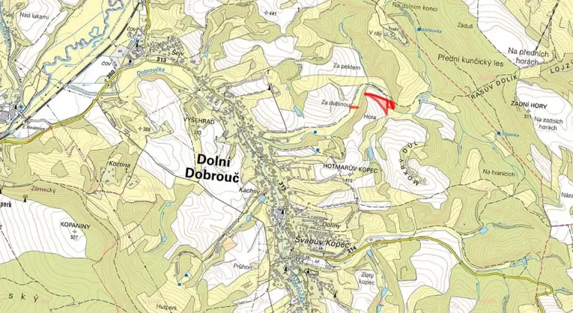 Prodej pole, Dolní Dobrouč, 6647 m2