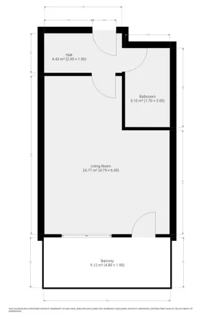 Pronájem bytu 1+kk, Praha - Vysočany, Poděbradská, 36 m2