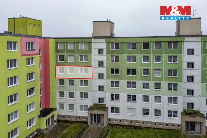 Pronájem bytu 3+1, Plzeň - Severní Předměstí, Brněnská, 62 m2