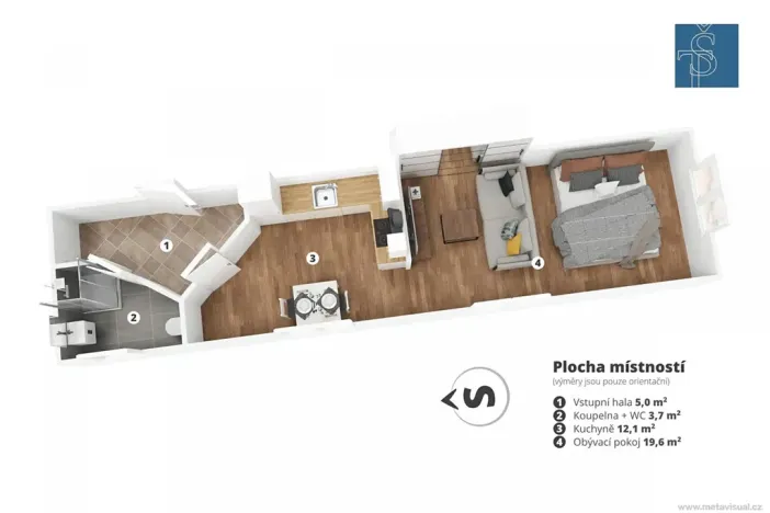 Prodej bytu 1+1, Kladno, P. Holého, 40 m2