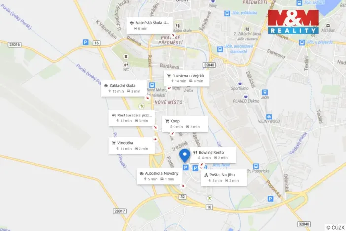 Prodej bytu 3+1, Jičín - Nové Město, Na jihu, 71 m2