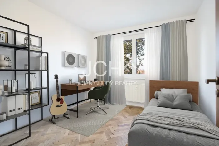 Prodej bytu 3+1, Uničov, Hrdinů, 64 m2