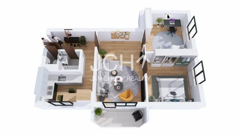 Prodej bytu 3+1, Uničov, Hrdinů, 64 m2