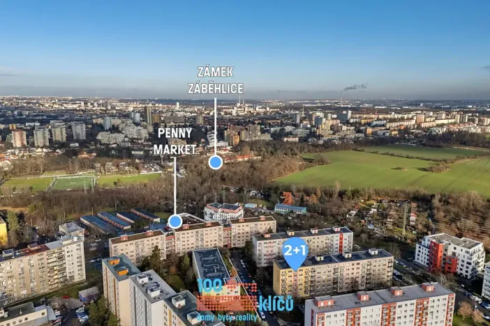 Prodej bytu 2+1, Praha - Záběhlice, Malovická, 54 m2