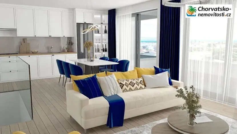 Prodej bytu 3+kk, Povljana, Chorvatsko, 88 m2