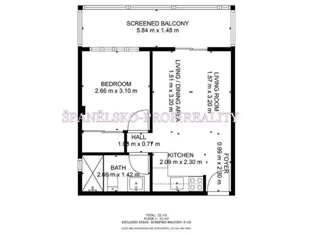 Prodej bytu 2+kk, Alicante, Španělsko, 44 m2