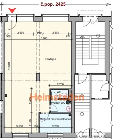 Pronájem obchodního prostoru, Ostrava - Moravská Ostrava, Zborovská, 83 m2