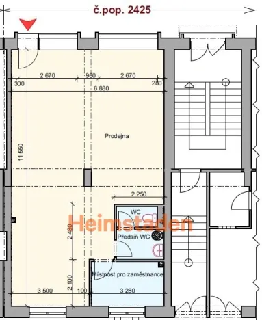 Pronájem obchodního prostoru, Ostrava - Moravská Ostrava, Zborovská, 83 m2