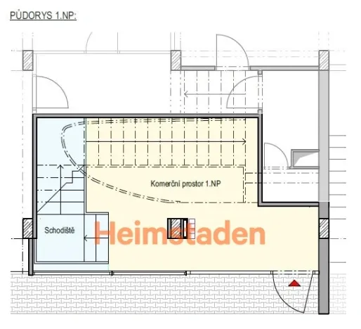 Pronájem kanceláře, Havířov - Město, nám. Republiky, 66 m2