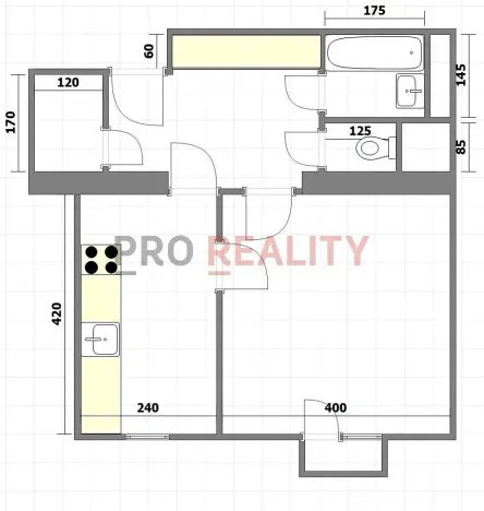 Pronájem bytu 1+1, Ostrava, Havlíčkovo náměstí, 42 m2