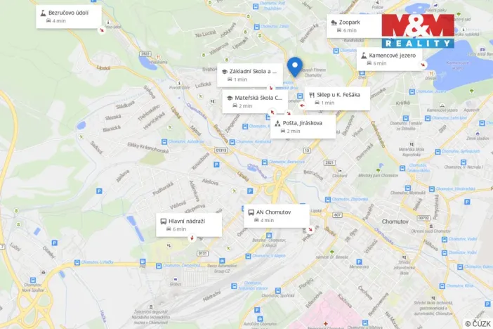 Pronájem bytu 2+1, Chomutov, Blatenská, 54 m2