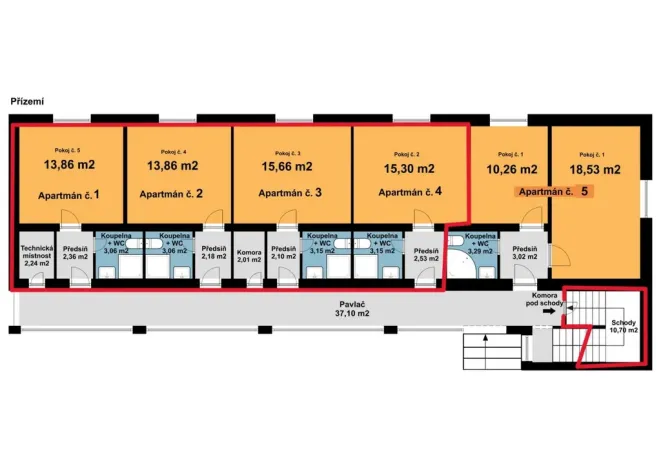 Prodej bytu 1+kk, Dolní Dunajovice, Hlavní, 22 m2