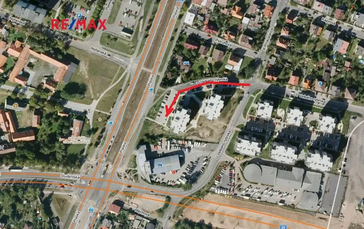 Pronájem bytu 2+kk, Plzeň, U Velkého rybníka, 52 m2