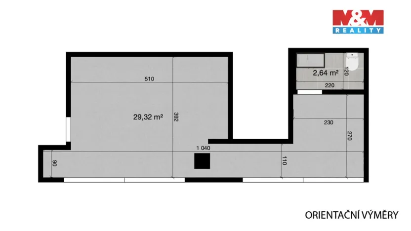 Pronájem kanceláře, Jablonné v Podještědí, Zdislavy z Lemberka, 33 m2