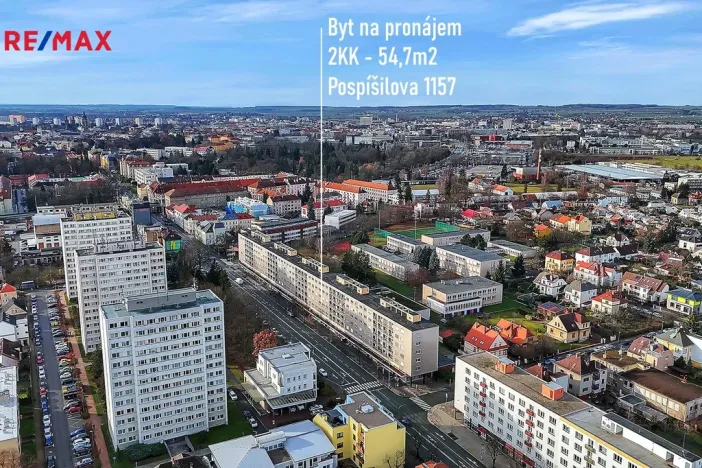 Pronájem bytu 2+kk, Hradec Králové, Pospíšilova, 54 m2
