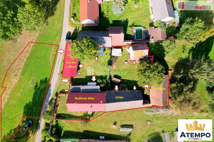 Prodej rodinného domu, Psárov, 486 m2