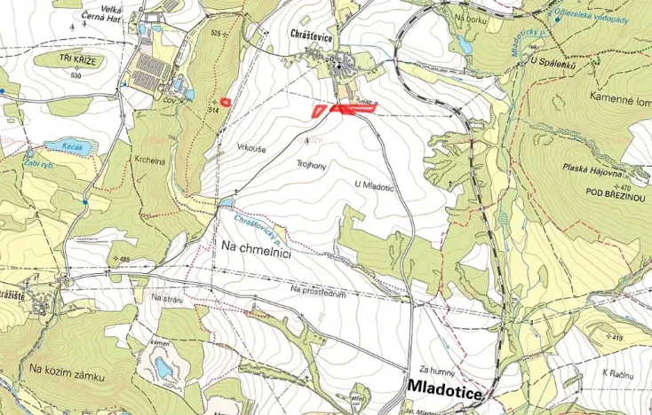 Prodej pole, Mladotice, 13772 m2