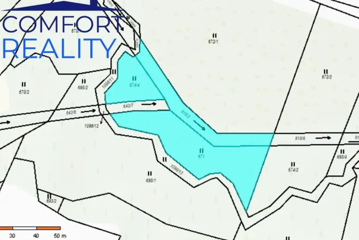 Prodej rybníku, Dolní Lhota, Na Břížku, 1632 m2