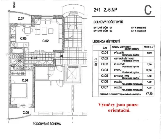 Prodej bytu 2+kk, Blansko, Na Pískách, 50 m2